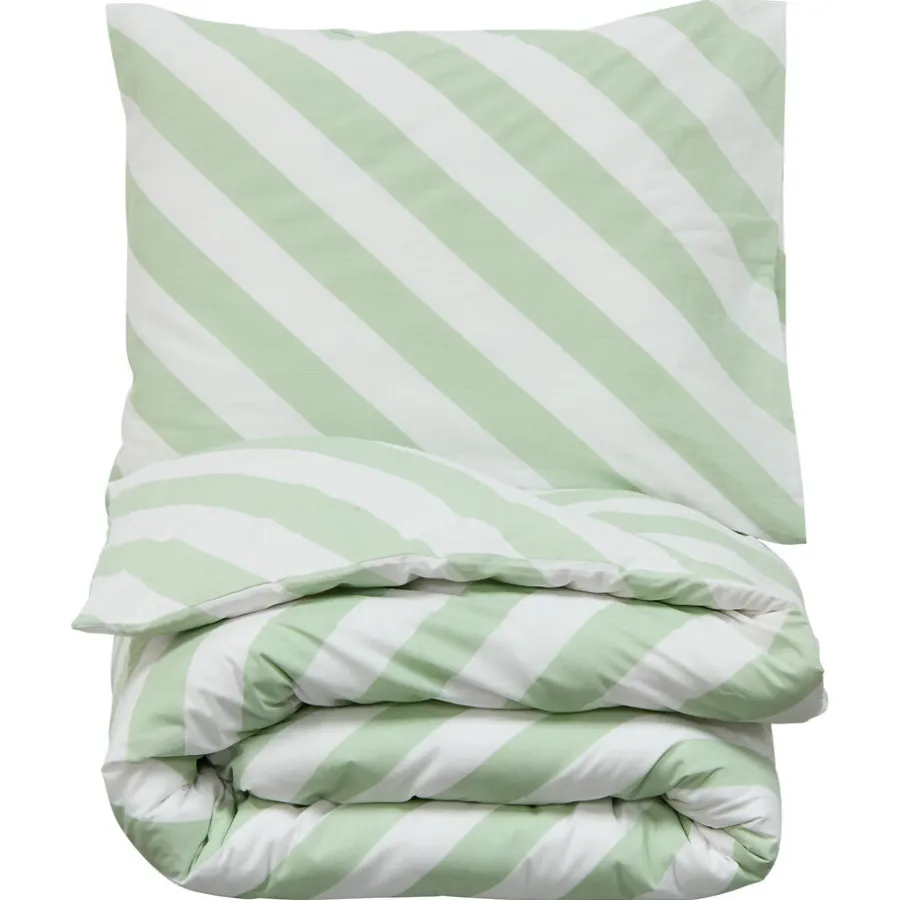 Kwantum Dekbedovertrekken|Beddengoed*Dekbedovertrek Riley - Groen 140x220 Cm 140X220CM