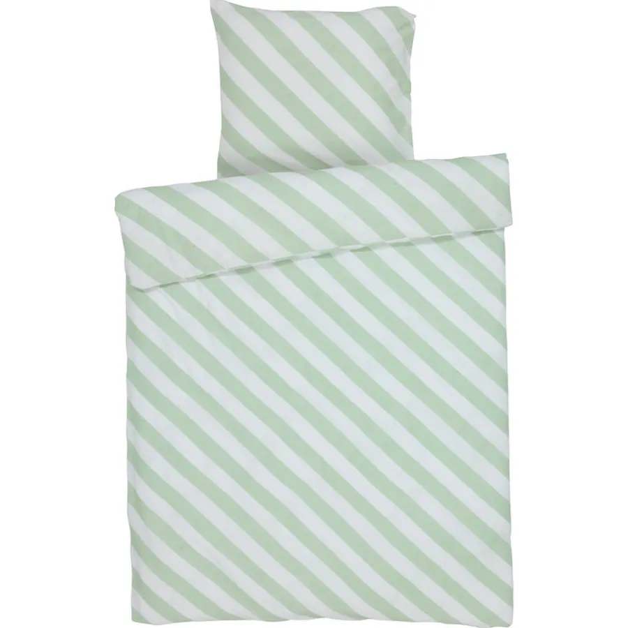 Kwantum Dekbedovertrekken|Beddengoed*Dekbedovertrek Riley - Groen 140x220 Cm 140X220CM
