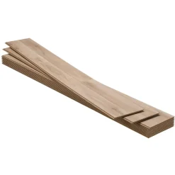 Kwantum Tegellook Laminaat|Extra Breed Laminaat*Laminaat Crestwood Naturel Eiken Je berekent hoeveel meters je nodig hebt door lengte en breedte in te vullen