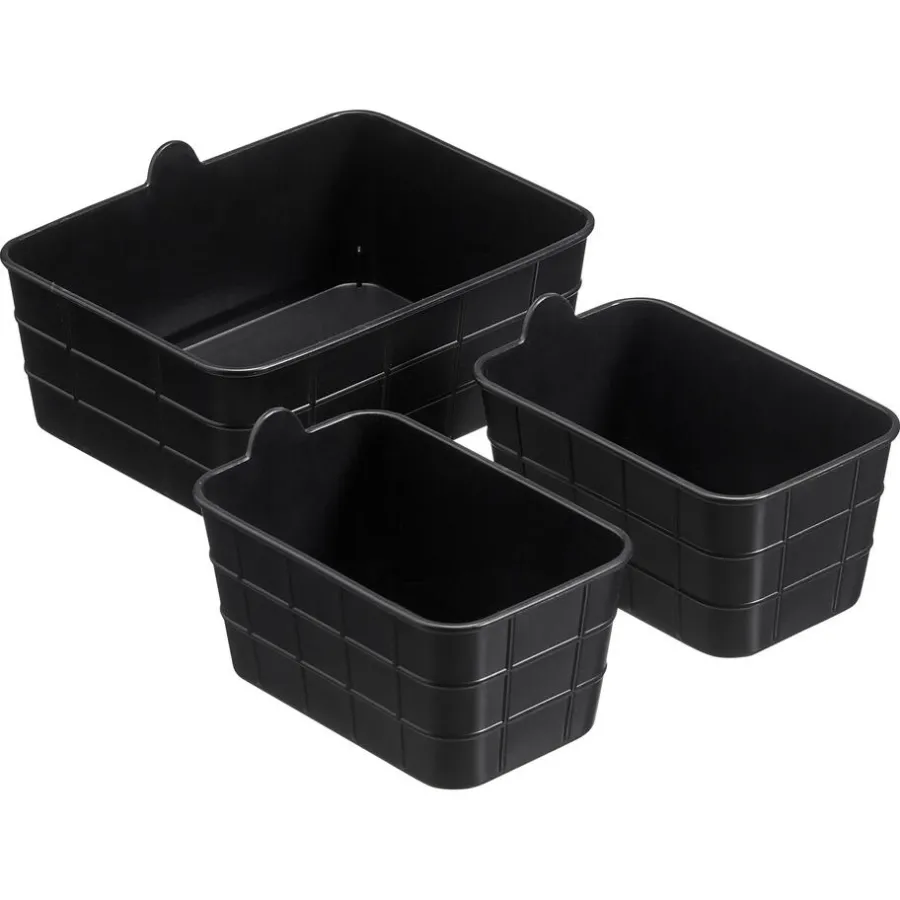 Kwantum Opbergboxen & Lades*Opbergmand Mini S/3 Zwart