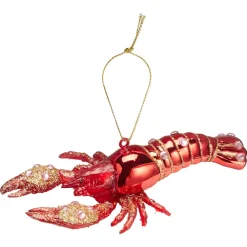 Kwantum Kerstballen & Kerstornamenten*Ornament Kreeft Rood