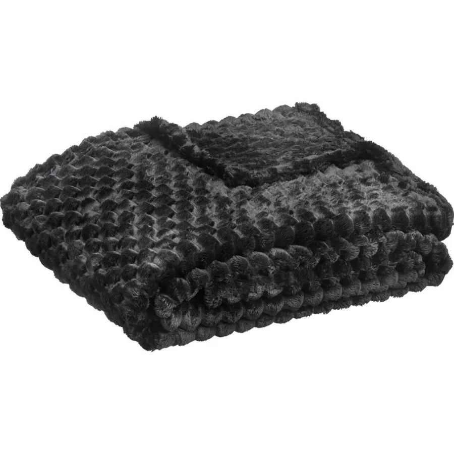 Kwantum Plaids*Plaid Fiesole - 150x200 Cm Zwart