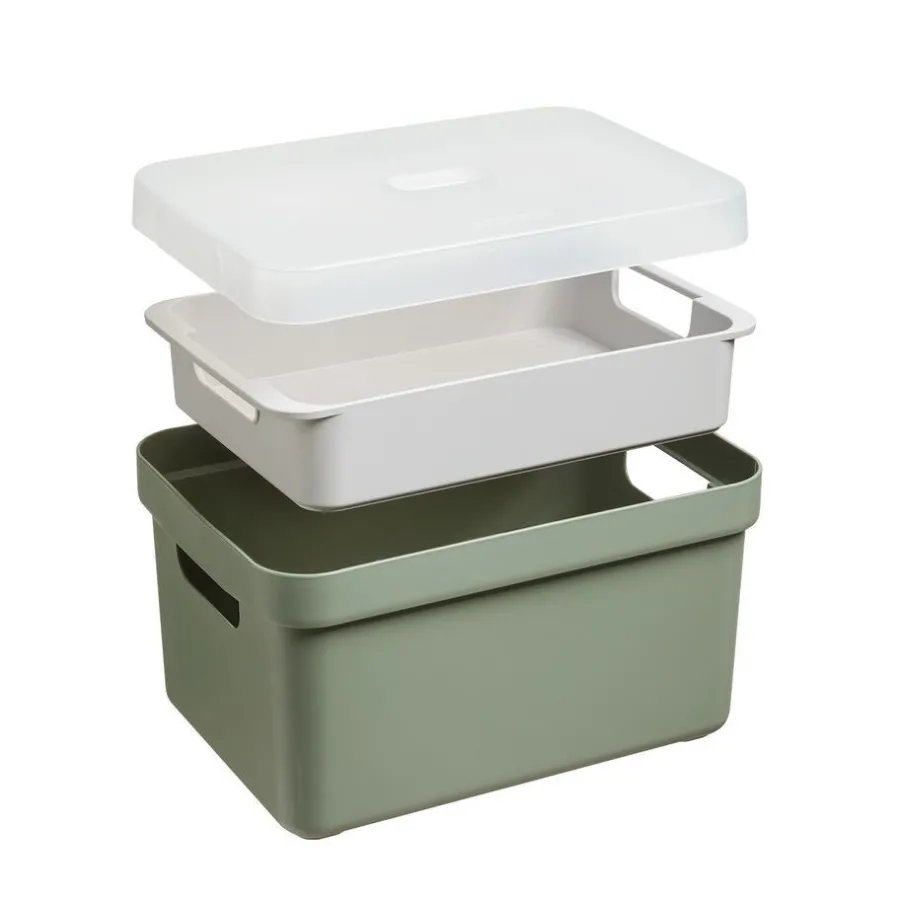 Kwantum Opbergboxen & Lades*Tray Grijs M Sigma Grijs